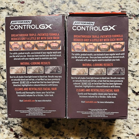 Bundle of 2 Just For Men Control Gx Beard Washes - Picture 2 of 6